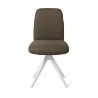 Jesper Home Eetkamerstoel 'Taiwa' Draaibaar, Turn White, kleur Jungle Jewel - thumbnail