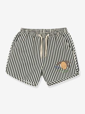 Gestreepte zwemshort Asnou KONGES SLOJD groen