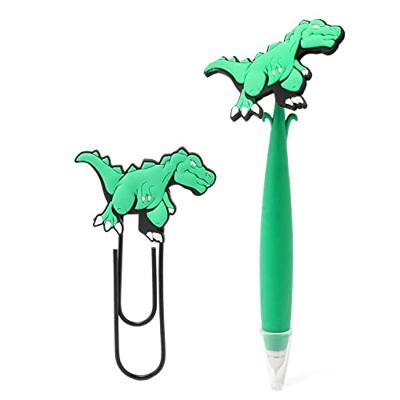 Toi-Toys Dinosaurus mega paperclip met pen