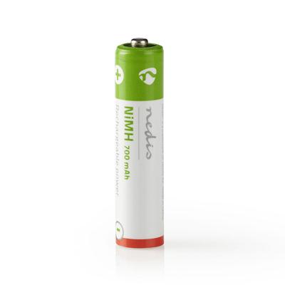 Nedis Oplaadbare NiMH-Batterij AAA | 1.2 V DC | 700 mAh | 1 stuks - BANM7HR034B BANM7HR034B Nedis Oplaadbare NiMH-Batterij AAA | 1.2 V DC | 700 mAh | 1 stuks - BANM7HR034B BANM7HR034B