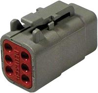 TE Connectivity DTM 06-6 S Ronde connector Stekker, recht Totaal aantal polen: 6 Serie (ronde connectoren): DTM 1 stuk(s) - thumbnail