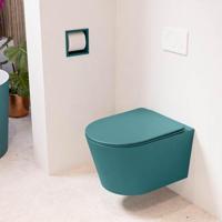 MONDIAZ LAVIE hangend toilet single fire rimless diepspoel Smag, Toiletzitting met quick-release & softclose Smag - thumbnail