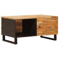 Salontafel Bruin 88 x 52 x 12 cm Massief Mango Hout - thumbnail