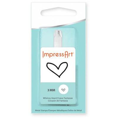 ImpressArt Embossing stempel, hart, l: 65 mm, afm 3 mm, 1 stuk