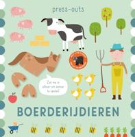 Rebo Publishers Kartonboek press-outs - boerderijdieren - thumbnail