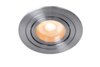 Lucide TUBE - Inbouwspot - Ø 9,2 cm - 1xGU10 - Mat chroom - thumbnail