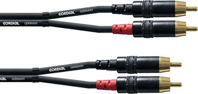 Cordial CFU 6 CC Rean stereo RCA tulpkabel 6m