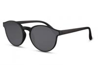 CWI zonnebril unisex panto cat.3 zwart/smoke (CWI1935) - thumbnail