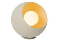 Lucide DOREDOS - Tafellamp - Ø 20 cm - 1xE27 - Beige - thumbnail