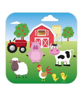 Decoratiebord Boerderij (50x50cm)