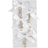 Creativ Company Paperclips, afm 40x70 mm, wit, 5 stuk/ 1 doos - thumbnail