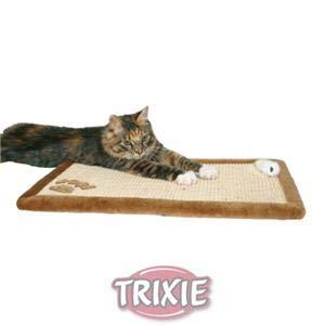 TRIXIE KRABMAT SISALTAPIJT / PLUCHE NATUREL / BRUIN 55X35 CM 2 ST