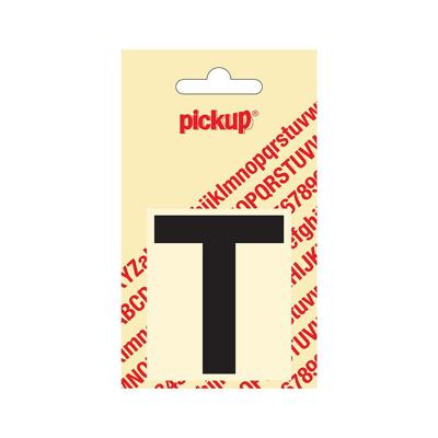 Deco letter t helvetica zwart 60 mm Pickup - Pickup