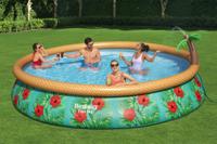 Bestway Fast Set Zwembadset Paradise Palms opblaasbaar 457x84 cm - thumbnail