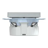 Merten MEG2300-0460 Wandcontactdoos System M Aluminium 1 stuk(s) - thumbnail