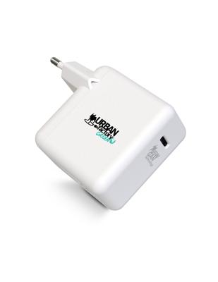 Wandlader + USB-Kabel C Urban Factory GSC65UF Wit
