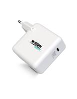 Wandlader + USB-Kabel C Urban Factory GSC65UF Wit - thumbnail