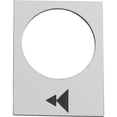 Harmony Etiket zwart 2xzwarte pijl omhoog | 10 stuk stuks