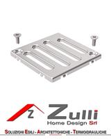 Putrooster Geberit voor Doucheput Vloer Vergrendbaar 7.1x7.1 cm RVS - thumbnail