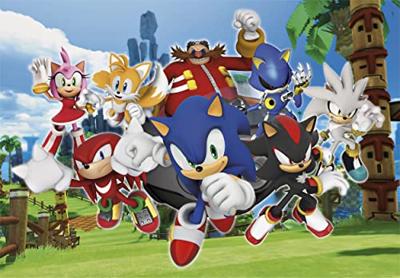 Clementoni legpuzzel sonic, 104st.