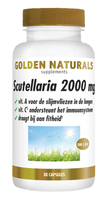 Golden Naturals Scutellaria 2000mg 30 Capsules
