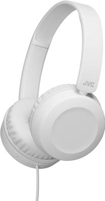 JVC HA-S31M Hoofdtelefoon en microfoon, binaural, hoofdbeugel, wit - hoofdtelefoon en microfoons (bekabeld, hoofdband, binaural, over-ear, 10-26000 Hz, wit)