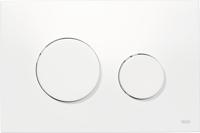 Bedieningsplaat Toilet TECE Loop Kunststof Wit - thumbnail