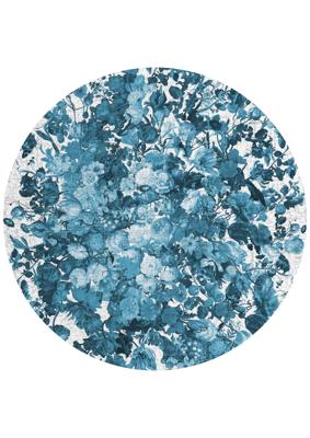 Jackie And The Fish - Vloerkleed Dutch Uncle Delft Blue Rond (outlet) - Rond 200 cm