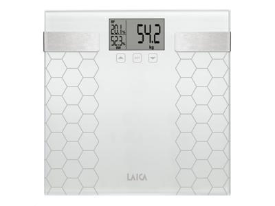 Digitale Personenweegschaal LAICA PS5014 Wit Glas 180 kg