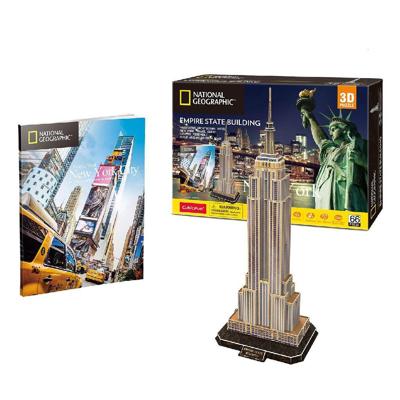 Cubic Fun 3d puzzel national geographic empire state building