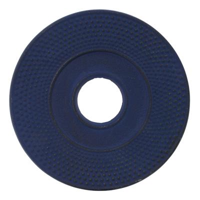 Blauwe Gietijzeren Theepot Onderzetter - 14 cm