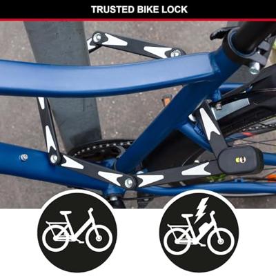 Opvouwbaar fietsslot - MASTER LOCK - 8333EURDPRO - Gehard staal, 3 sleutels, gecertificeerd, ondersteuning inbegrepen Opvouwbaar fietsslot - MASTER LOCK - 8333EURDPRO - Gehard staal, 3 sleutels, gecertificeerd, ondersteuning inbegrepen