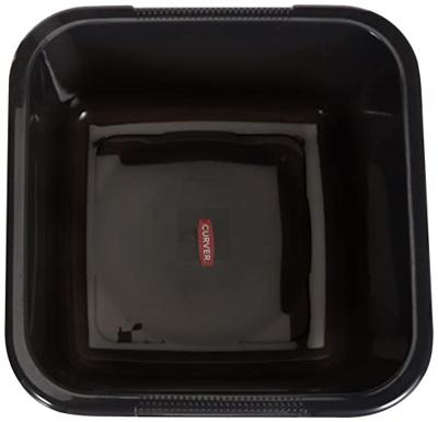 Curver Afwasbak vierkant 10ltr antraciet