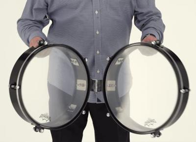 Pearl PTTM-1415 Travel Timbales 14" & 15" met statief