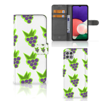 Samsung Galaxy A22 5G | Book Cover | Druiven - thumbnail