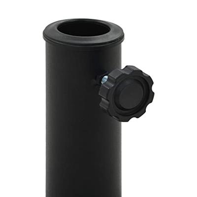Parasolvoet rond 10 kg polyresin zwart - thumbnail