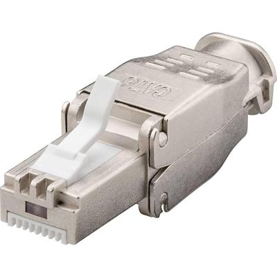 TRU COMPONENTS CAT 6 RJ45-connector, zonder gereedschap 1610347 Stekker, recht Aantal polen (sensoren) 8P8C 1 stuk(s)