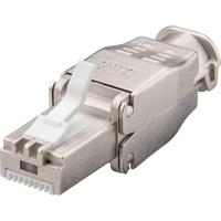TRU COMPONENTS CAT 6 RJ45-connector, zonder gereedschap 1610347 Stekker, recht Aantal polen (sensoren) 8P8C 1 stuk(s) - thumbnail