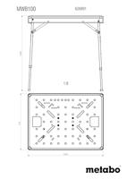 Metabo Multifunctionele werktafel MWB 100 - 626991000 - thumbnail