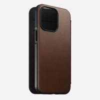 Nomad Modern Horween lederen folio iPhone 13 Pro - Brown - thumbnail