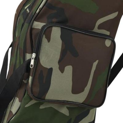 VidaXL Hengeltas 160 cm camouflage oxford stof groen VidaXL Hengeltas 160 cm camouflage oxford stof groen