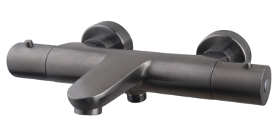 Opbouw Badthermostaat Wiesbaden Caral Gunmetal Opbouw Badthermostaat Wiesbaden Caral Gunmetal
