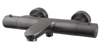 Opbouw Badthermostaat Wiesbaden Caral Gunmetal - thumbnail
