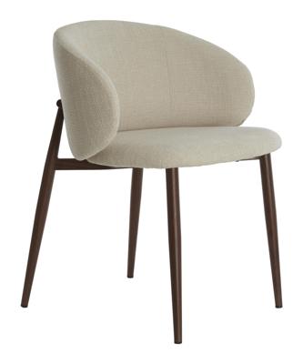 Light & Living Eetkamerstoel 'Aluko' kleur Crème