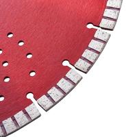 VidaXL Diamantzaagblad met turbo en gaten 350 mm staal - thumbnail