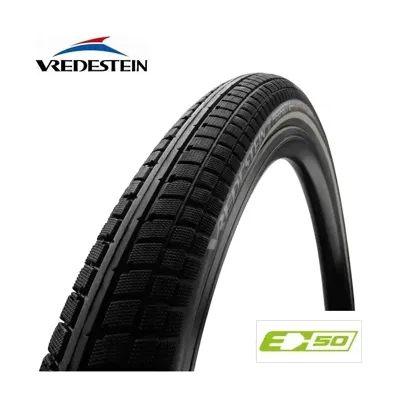 VREDESTEIN 28x1 5/8x1 1/2 ( 40-622) perfect e-power zwart reflex draad 28609