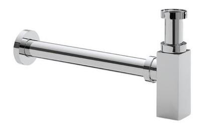 Wiesbaden Luxe bekersifon vierkant incl muurbuis en rozet. Chroom Wiesbaden Luxe bekersifon vierkant incl muurbuis en rozet. Chroom