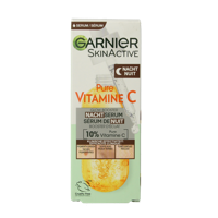 Garnier SkinActive nachtserum vitamine C hyaluronzuur 30 Milliliter - thumbnail