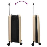 VidaXL Koffer met slot champagne 43 x 27 x 66 cm abs kunststof - thumbnail