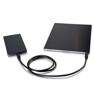 C2G USB korte verlengkabel, USB-kabel, USB C-kabel, 10G, zwart, 1 meter, kabel naar Go 28848